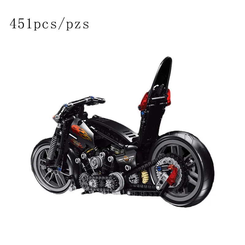 

Gulo gulo 451 PCS City Motorcycle Building Blocks Creator Expert Autobike Bricks Set IDEAS Motorbike Model Kids DIY Toys Gifts