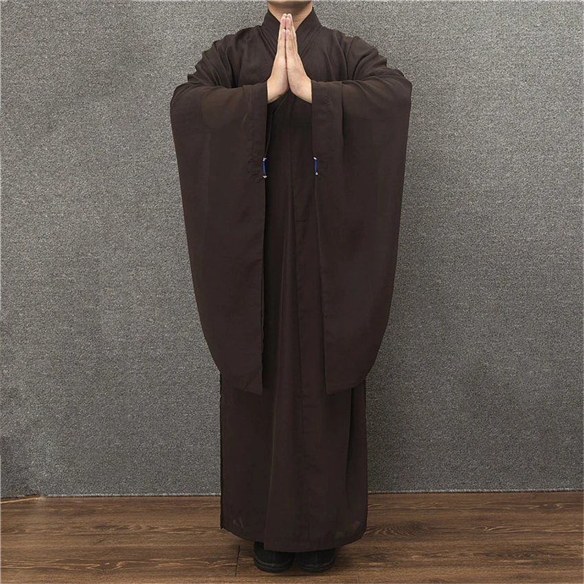 Буддийская одежда унисекс монах халат дзен медитация дужки шаолина форма кунг фу