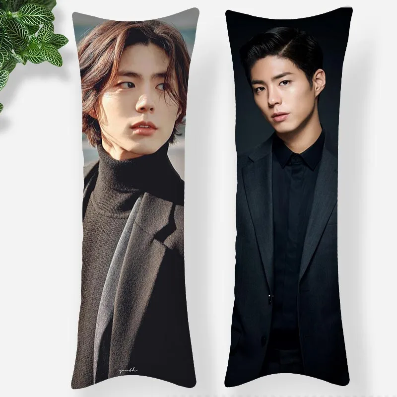 

KPOP Park Bo Gum Pillowcase Printed Satin Fabric Pillow Cover Rectangular Zipper Kawaii Body Cover Dropshipping 0811