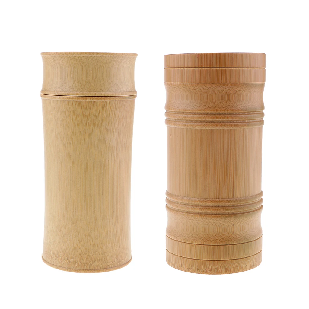 Круглая коробка для хранения чая портативная ручная работа натуральная