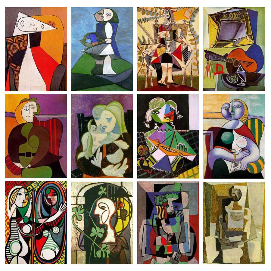 Известного испанского художника Пикассо серии 5D DIY алмазная живопись камни в