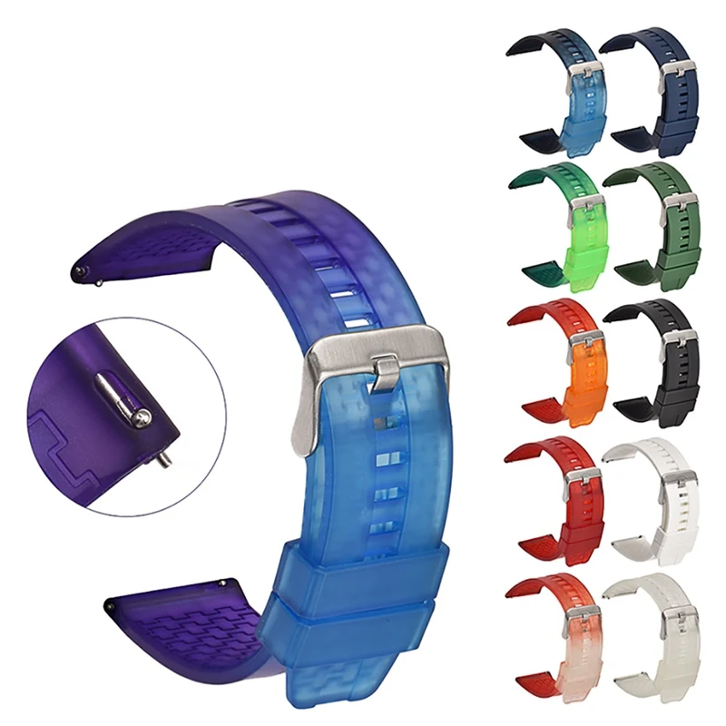 22mm Sport Silicone Strap Suitable GT Smart Watch and Raw Ear TPU Band Universal Belt Multiple Colors Available | Спорт и