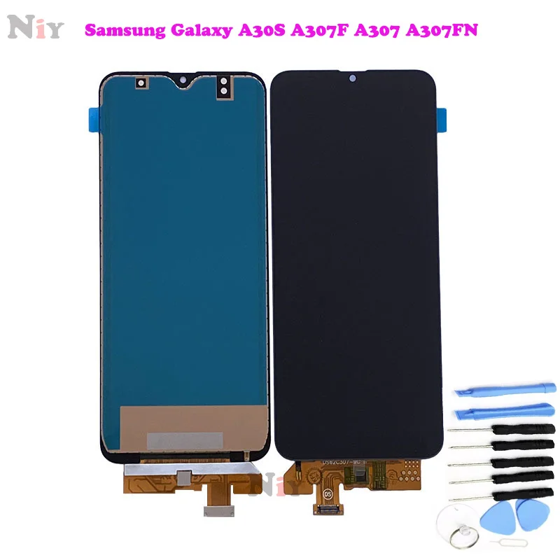 A30S display forSamsungGalaxy A30S A307F A307 A307FN LCD touch screen digitizer display assembly