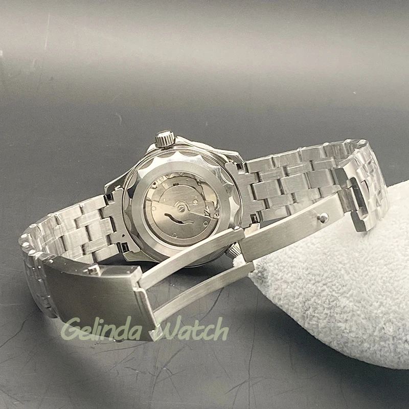 Роскошные 41 мм прозрачные односторонние керамические часы кольцо