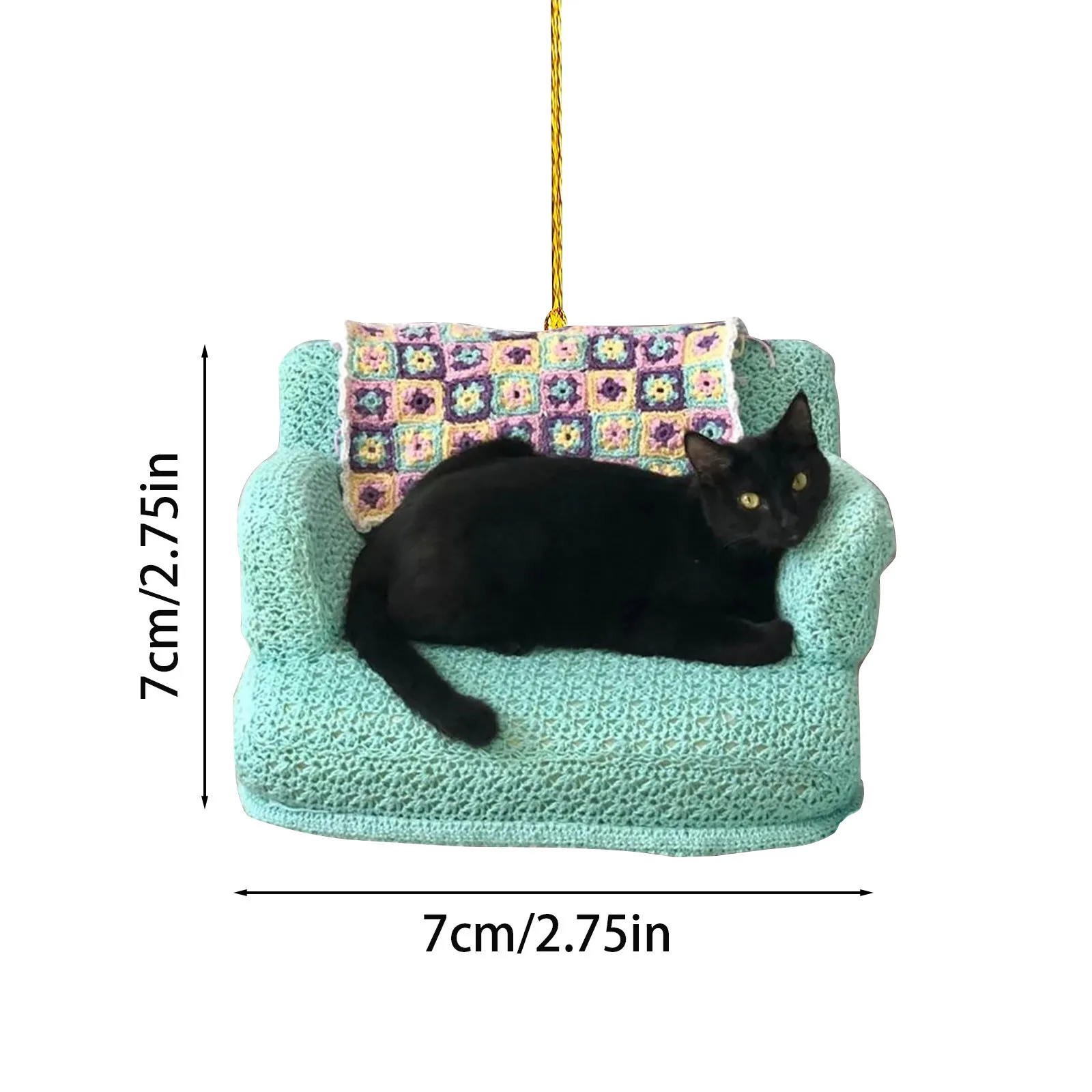 Рождественское украшение для дивана кота домашнего питомца персонализированный