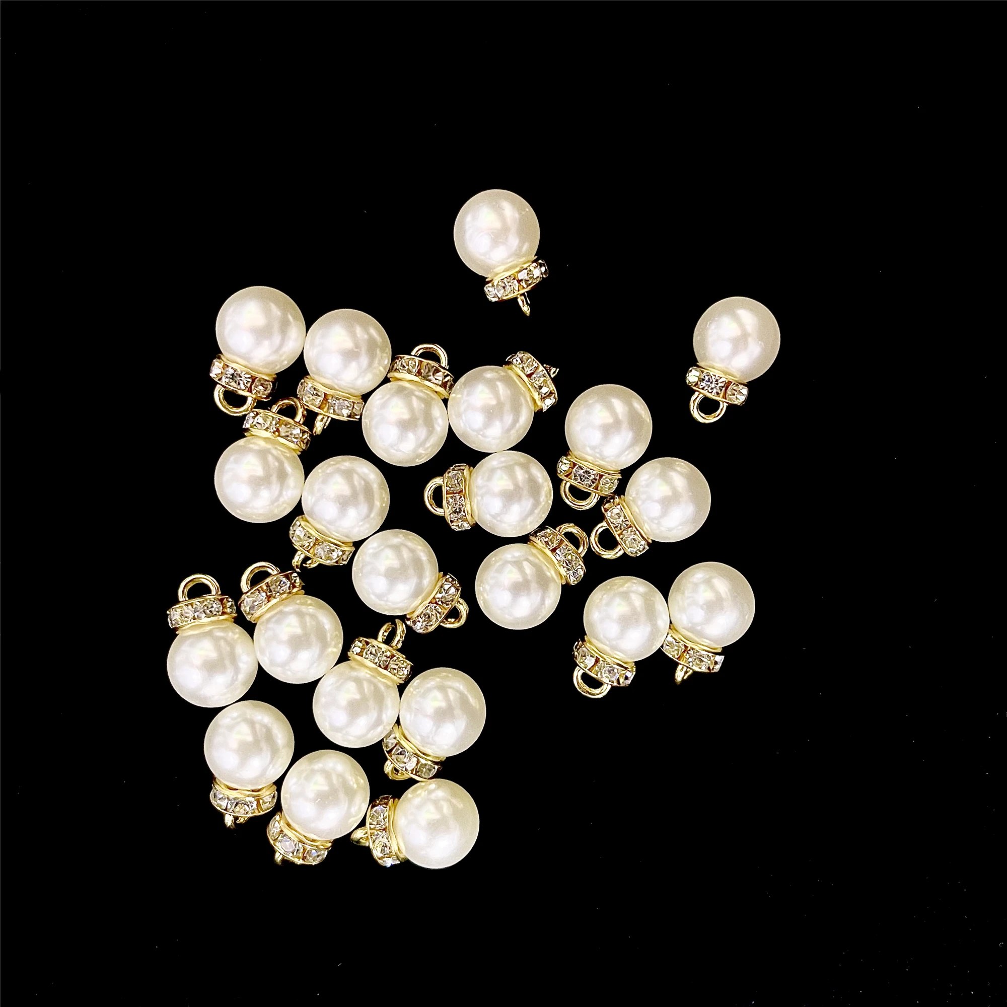 

Pearl buttons Garment cardigans High-end round buttons Accessories Coat decorative buttons Pearl pendants