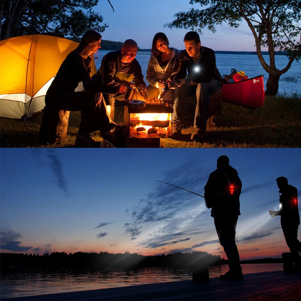 

Night Running Light Outdoor Sport LED Night Bicycle Light USB Rechargeable Chest Lamp Jogging Warning Running Light Cycling