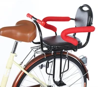 child bicycle back seat kids bike seat bike rack rest cushion with back saddle cycle accessories parts pu leather bike seat