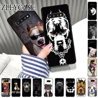 Pit Bull cool dog Phone Case For samsung galaxy s10plus s10e s10lite s9 s8plus s20plus s7 s6edge s20ultra Mobile Cover