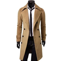 fashion coat men wool coat winter warm solid color long trench jacket breasted business casual overcoat parka %d0%bf%d0%b0%d0%bb%d1%8c%d1%82%d0%be %d0%bc%d1%83%d0%b6%d1%81%d0%ba%d0%be%d0%b5
