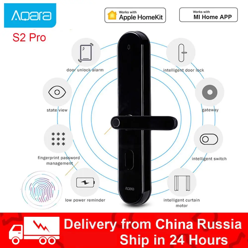 Умный дверной замок Aqara S2 Pro Интеллектуальный пароль блокировка отпечатков