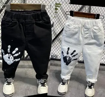2020 Kids Boys Jeans Fashion Clothes Casual Pants Denim Clothing Children Baby Boy Popular Cowboy Long Trousers AS7 1