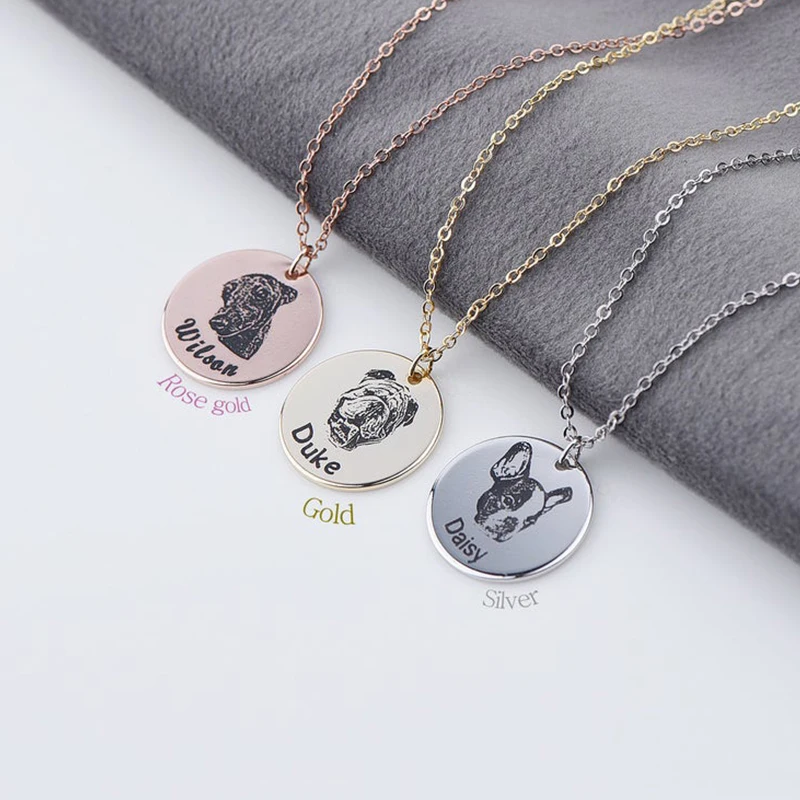 Lateefah персонализированное ожерелье с изображением s &amp Кулоны на заказ для женщин