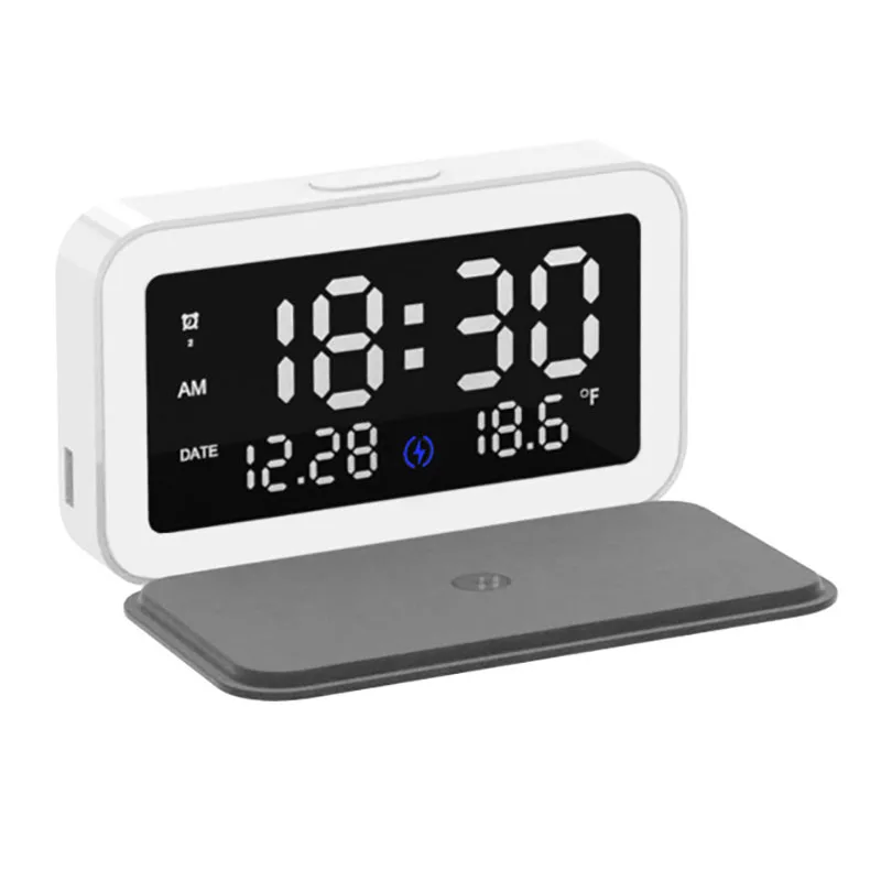 Беспроводное зарядное устройство 6 в 1 15 Вт док станция светодиодный ночник