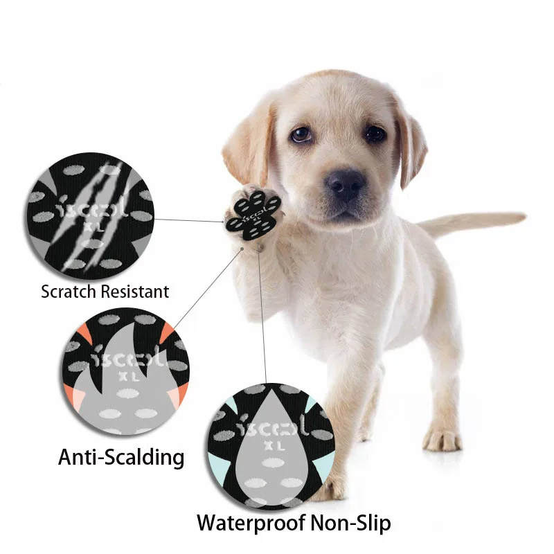 New Pet Invisible Dog Shoes Insoles Summer Outdoor Waterproof Anti-scald Dirt-resistant Wear-resistant Puppy Paw Stickers | Дом и сад