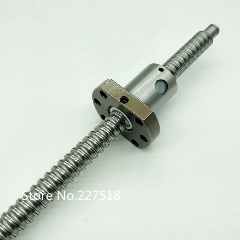 Шариковый винт 2 шт. 12 мм С7 SFU1204 1000 plus RM1204 фланцевый с одной гайкой ЧПУ BK/BF10