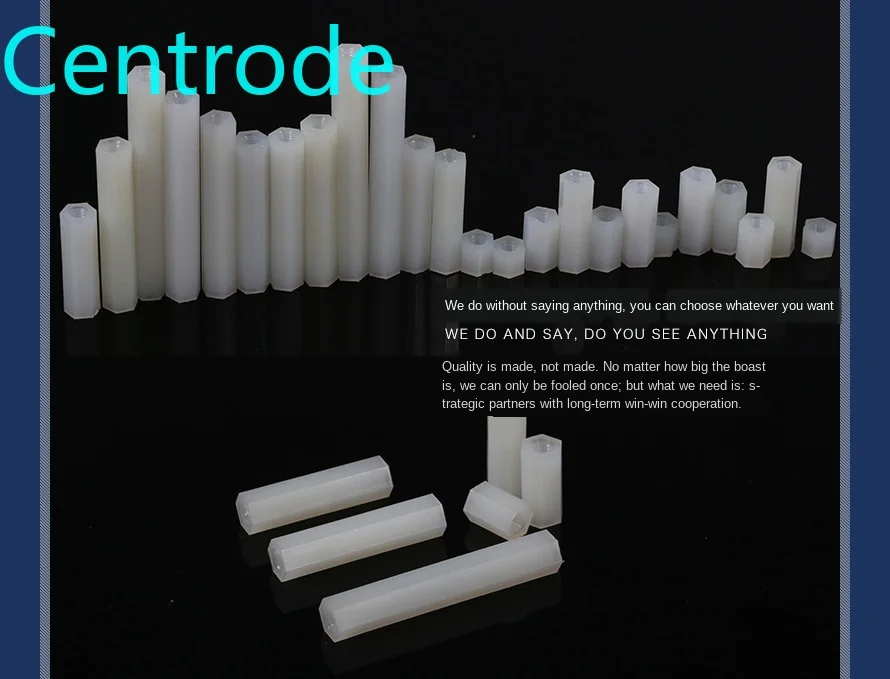 white isolation column hexagonal two-way nylon plastic support M2-M4 20PCS | Обустройство дома