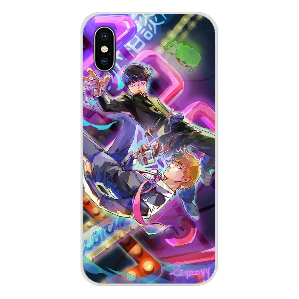 Прозрачный чехол из термополиуретана с мешок Mob Psycho (милый чудак 100 аниме для HTC One