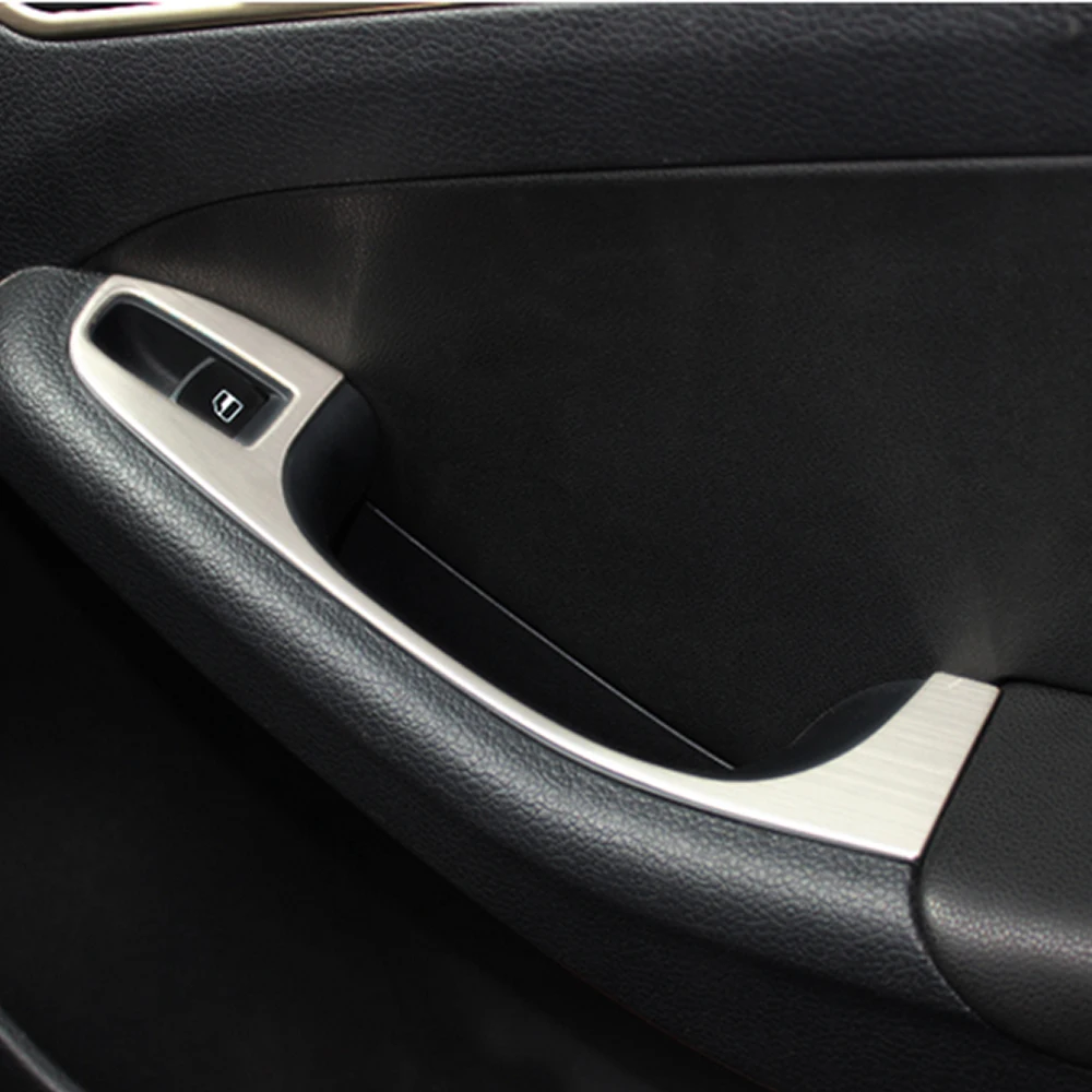 Чехол для Volkswagen vw Jetta MK6 2012-2015 отделка подлокотника из нержавеющей стали