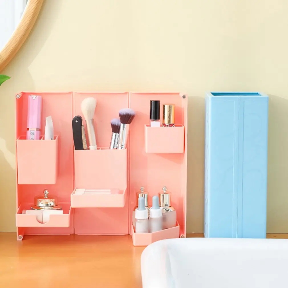 

Folding Rectangle Magnetic Stationery Box Folding Pencil Case Storage Box Student Supplies Houseware Pen Holder Pencil Makeup