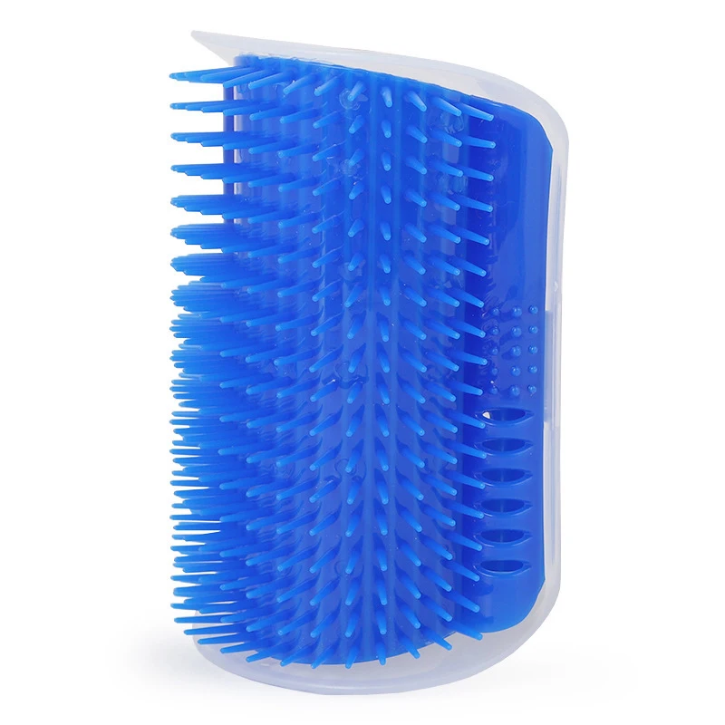 Pet Products for Cats Brush Corner Cat Massage Self Groomer Comb with Catnip Rubs The Face A Tickling | Дом и сад