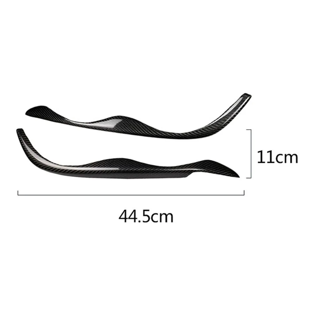 

2Pcs Car Headlights Eyebrow Eyelid Cover Trim Car Styling Decoration Carbon Fiber for BMW E46 323i 328i 330i 325i 1999-2004