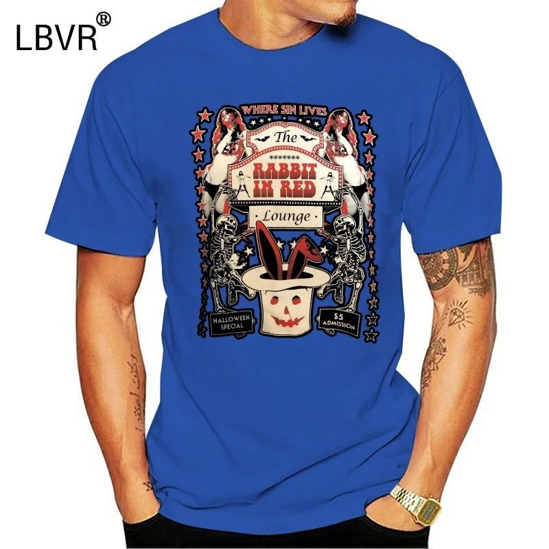 Эксклюзивная красная рубашка с кроликом в стиле Хэллоуин Майкл Майерс Шери луна