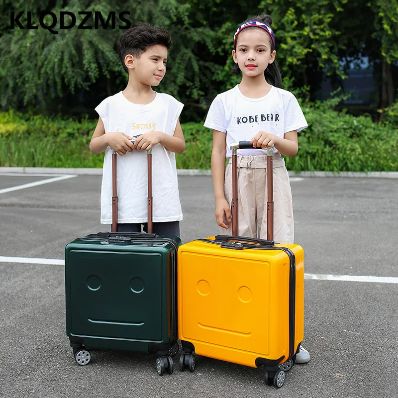 KLQDZMS Kids Luggage Mini Spinner Rolling Luggage young people Travel Suitcase On Wheels Trolley Case Children's Trolley Case