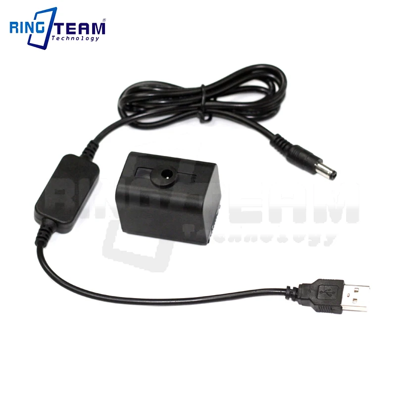 USB к DC 5525 Мужской кабель + искусственная батарея фотооборудованию постоянного