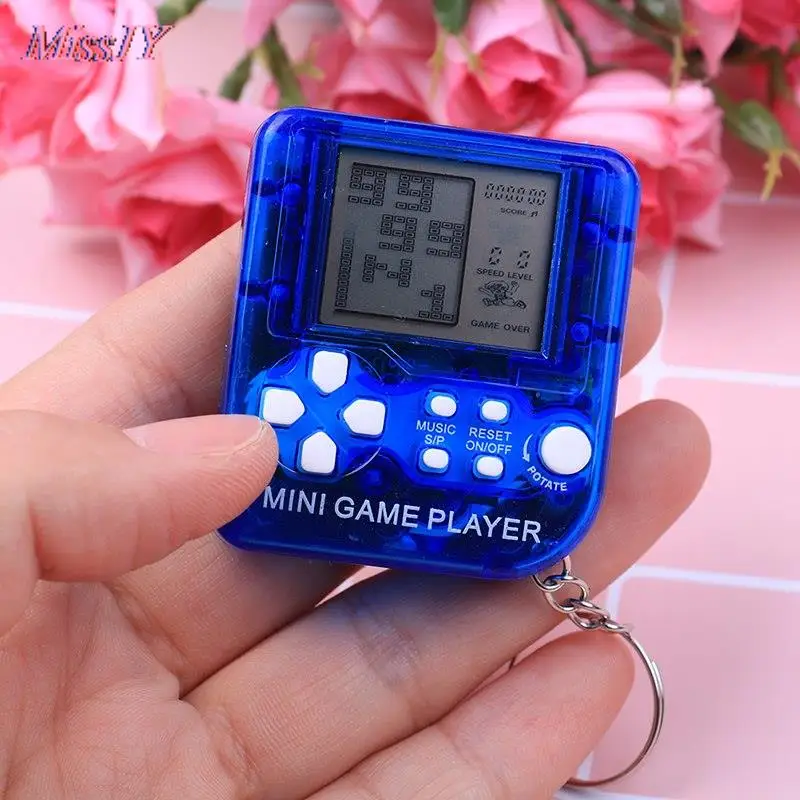 Классический мини-брелок для Тетрис электронная игра обучающие игрушки детей