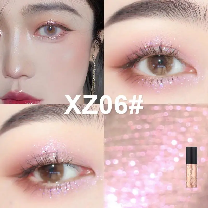 Жидкие тени для век перламутровая жидкая подводка глаз лежащий Шелкопряд