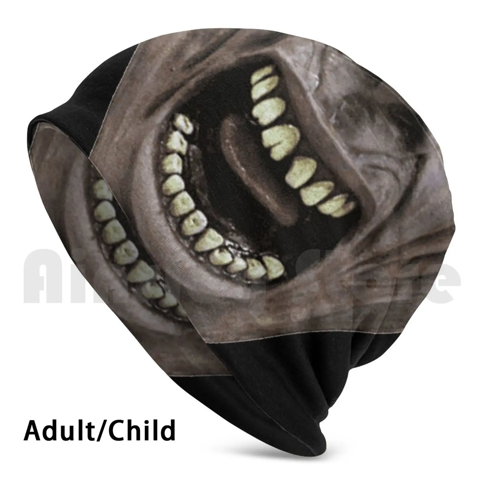 Костюм с изображением лица зомби страшная шапочка тыквой узором сделай сам