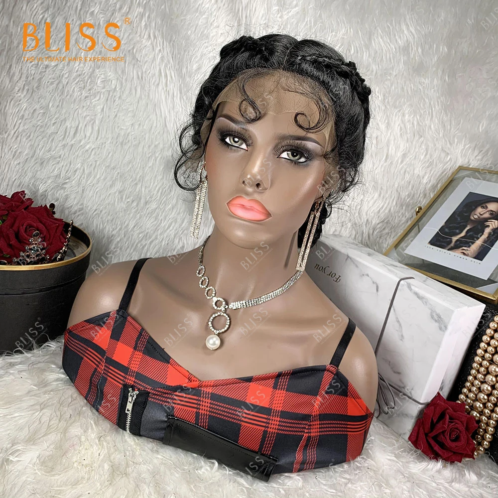 

Lace Synthetic Hair Wigs For Black Women Braiding Hair BLISS Dropship Wholesale Wigs Ladies Crochet Braid Lace Front Wigs