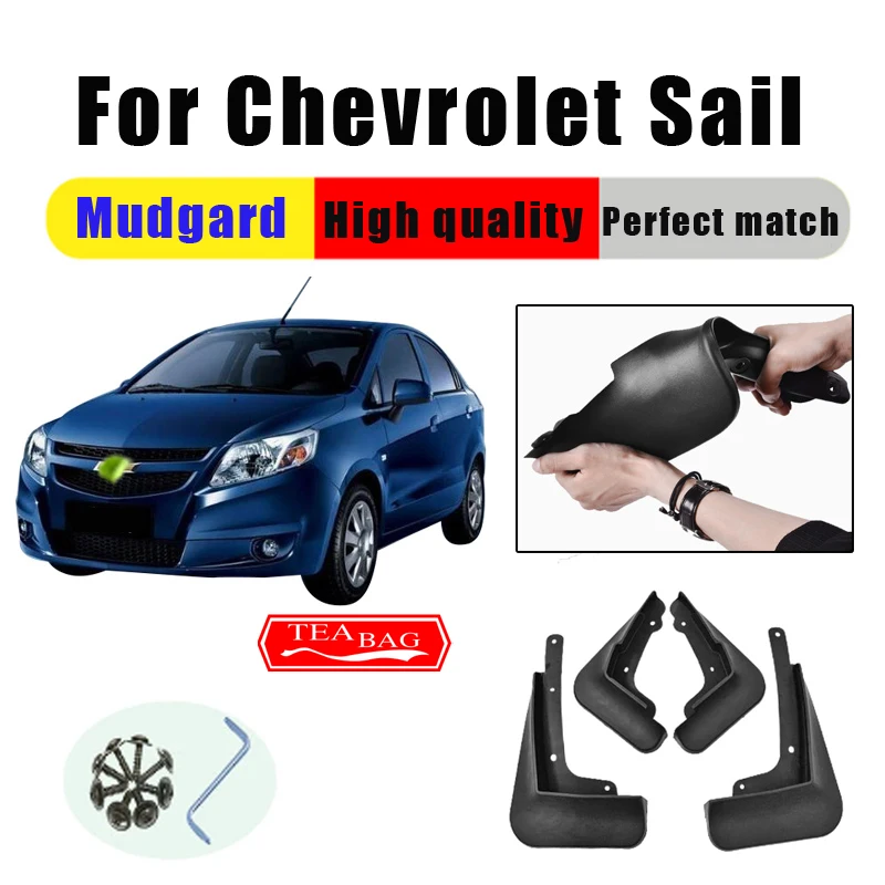 

Mud Flaps For Chevrolet Sail 2015-2020 Mudguards Fenders Splash Guards Car Accessories Auto Styline 4 PCS