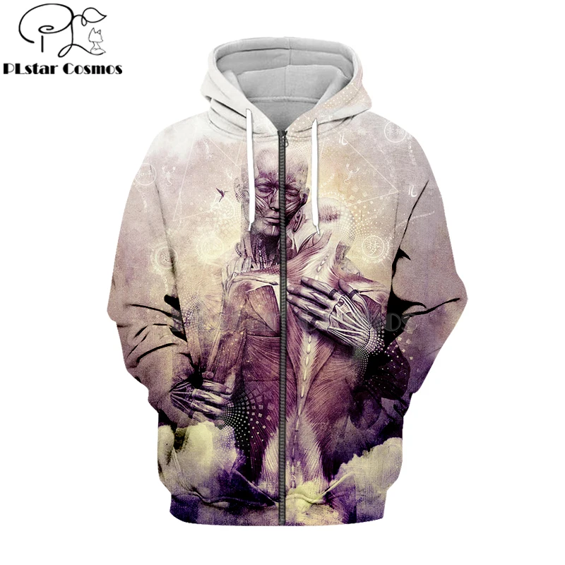 PLstar Cosmos Harajuku Herren Buddha 3d толстовки на молнии для мужчин/женщин мужчин Poleras Buda Hemd