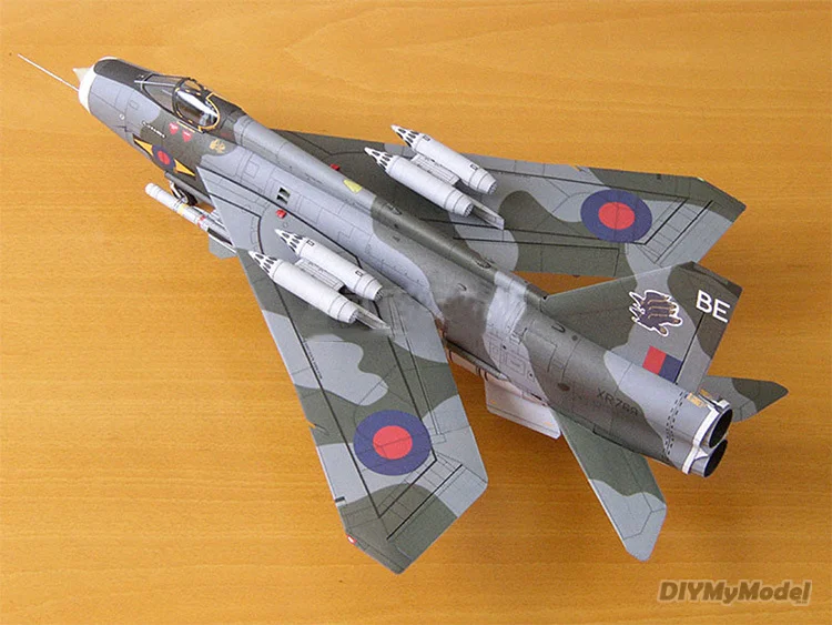 DIYMyModeI1: 33 rayo brit&aacute;nico f mk.6, KIT de modelos de papel para manualidades, rompecabezas de juguete hecho a mano, regalo, accesorios de pel&iacute;cula-4