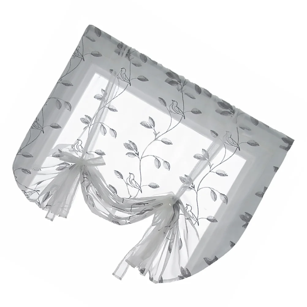 

1Pc Elegant Simple Window Curtain Durable Curtain for Home White