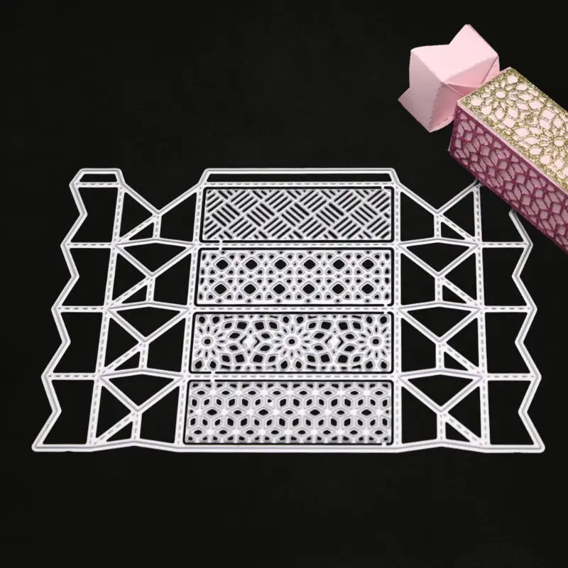 Креативная коробка для конфет металлические режущие штампы трафарет