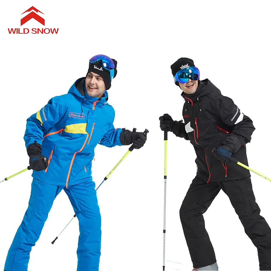 Профессиональный лыжный костюм Wild Snow водонепроницаемый ветрозащитный для зимы