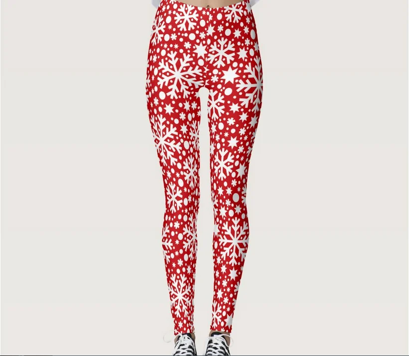 

2020 Hot Selling Ladies Christmas Tight Pants Fashion Casual Home Pants