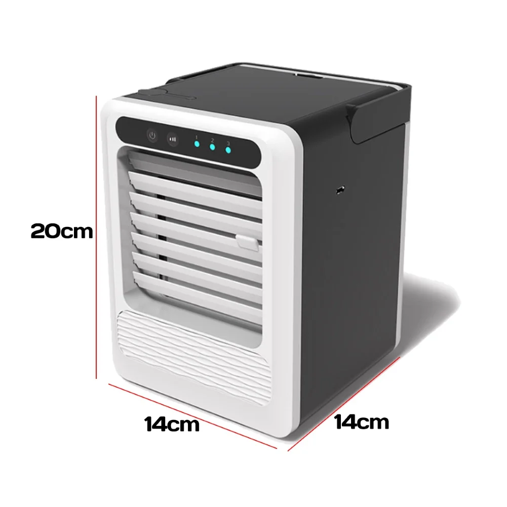

Portable Mini Home 3 Gear USB Air Conditioning Cooler Humidifier Cooling Fan Air Conditioning Cooler Humidifier Cooling Fan Air