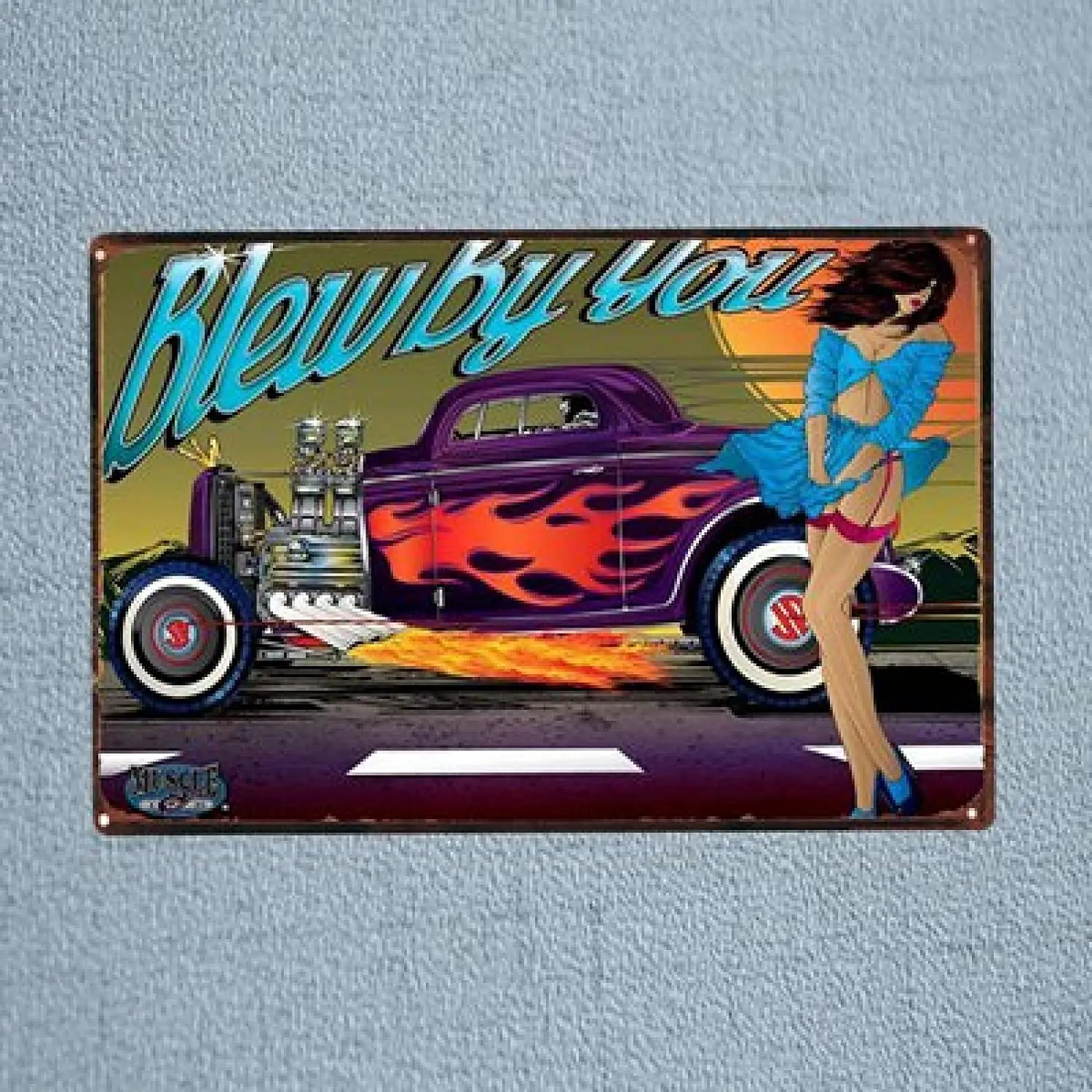 

Металлический винтажный настенный постер в стиле ретро для девочек, 12 х8 дюймов