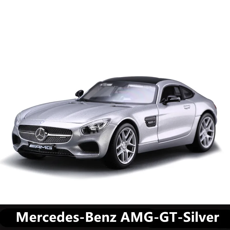 AMG -GT Maisto 1:24 Mercedes-Benz AMG сплав гоночный автомобиль-трансформер модель автомобиля Моделирование Украшение автомобиля коллекция Подарочная игрушка - Цвет: AMG -GT