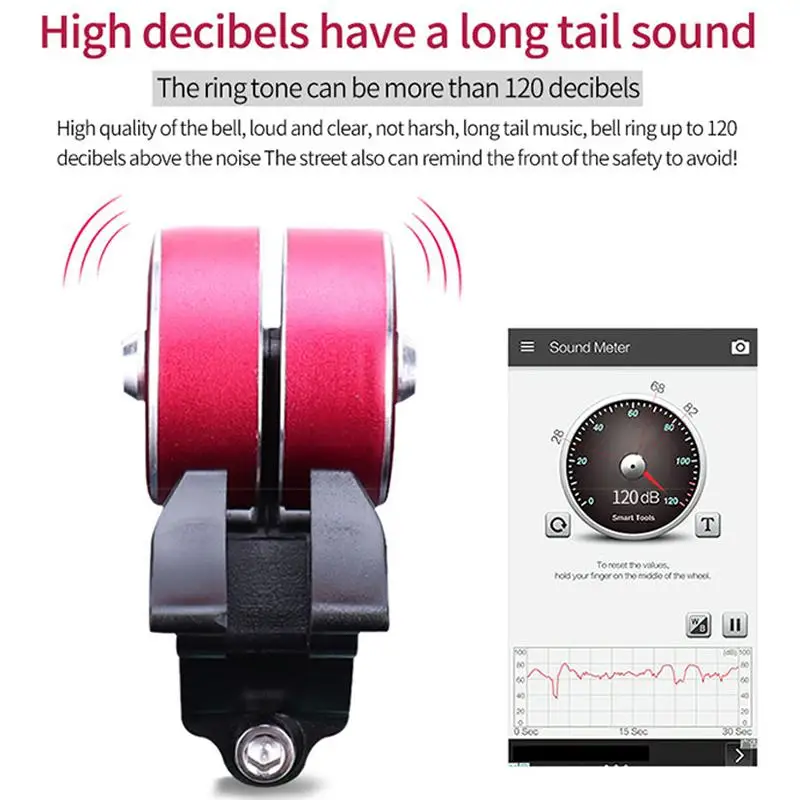 Велосипедные звонки кольцо из сплава колокольчик на руле Bicylce | Спорт и