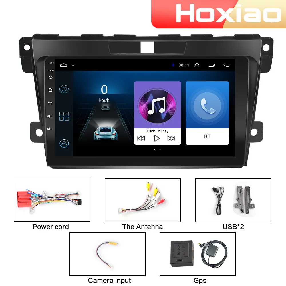 Автомагнитола 2 Din для Mazda CX7 мультимедийный видеоплеер с GPS-навигацией и 4G на