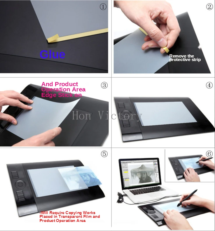 Защитный экран для планшета OSU Wacom CTL472 671 672 6100 PTH660/680 | Электроника