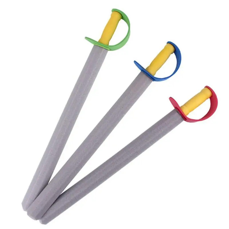

4Pcs/Set Creative EVA Foam Sword Knife Weapon Safety Performance Props Cosplay Costume Pretend Play Toys funny gift for kids