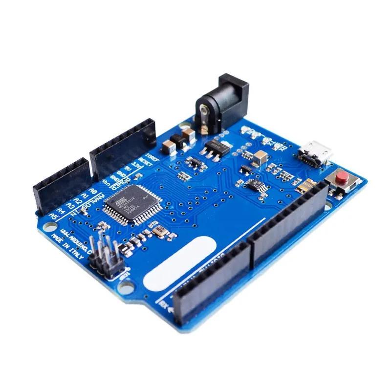 Макетная плата Leonardo R3 с микроконтроллером Atmega32u4 макетная USB кабелем совместимая