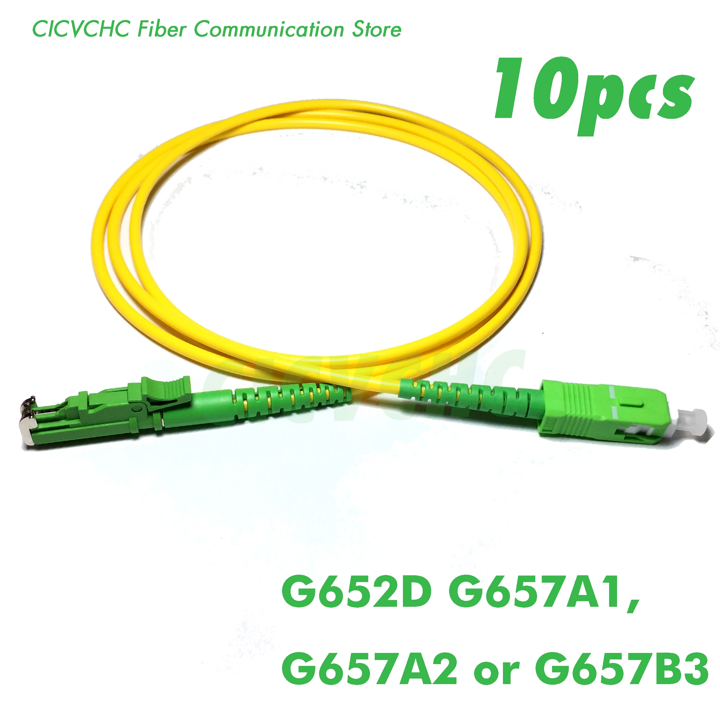 10 шт LSH(E2000)/APC-SC/APC волокна Patchcord-одиночный режим-G657B3 G657A2 G657A1 или G652D-3.0mm кабель