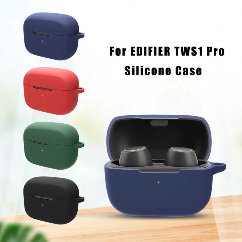 

Silicone Shell Protective Cover Dust-proof Shell Anti-fall Earphone Case for EDIFIER TWS1 Pro Wireless Bluetooth Earbuds
